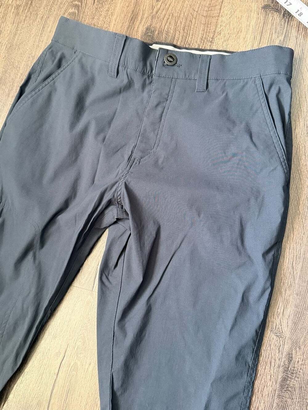 Orvis Tech Pants Mens 34x39 Navy  Blue Lightweight Stretch